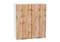 Шкаф верхний Флэт 800Н Wotan Oak 2S / Белый