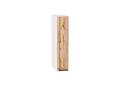Верхняя бутылочница Флэт 150 Wotan Oak 2S / Белый