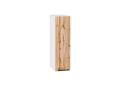 Верхняя бутылочница Флэт 200 Wotan Oak 2S / Белый