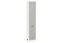 Шкаф пенал Флэт 400Н (для верхних шкафов 920) Light Grey In 2S / Белый