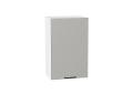 Шкаф верхний Флэт 450 Light Grey In 2S / Белый