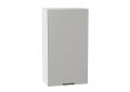 Шкаф верхний Флэт 500Н Light Grey In 2S / Белый