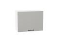 Шкаф верхний горизонтальный Флэт 600Н Light Grey In 2S / Белый