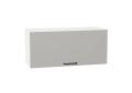 Шкаф верхний горизонтальный Флэт 800 Light Grey In 2S / Белый