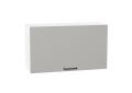 Шкаф верхний горизонтальный Флэт 800Н Light Grey In 2S / Белый