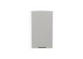Шкаф верхний торцевой Флэт 300 Light Grey In 2S / Белый