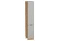 Шкаф пенал Флэт 400Н (для верхних шкафов 920) Light Grey In 2S / Дуб вотан