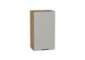 Шкаф верхний Флэт 400 Light Grey In 2S / Дуб вотан