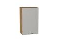 Шкаф верхний Флэт 450 Light Grey In 2S / Дуб вотан