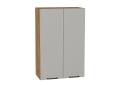 Шкаф верхний Флэт 600Н Light Grey In 2S / Дуб вотан