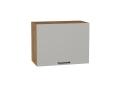 Шкаф верхний горизонтальный Флэт 600Н Light Grey In 2S / Дуб вотан