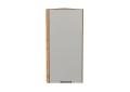 Шкаф верхний торцевой Флэт 300Н Light Grey In 2S / Дуб вотан