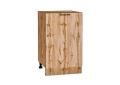 Шкаф нижний Флэт 500 Wotan Oak 2S / Дуб Вотан