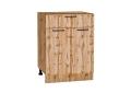 Шкаф нижний с 1 ящиком Флэт 601М Wotan Oak 2S / Дуб Вотан