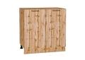 Шкаф нижний Флэт 800 Wotan Oak 2S / Дуб Вотан