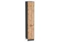 Шкаф пенал Флэт 400Н (для верхних шкафов 920) Wotan Oak 2S / Graphite