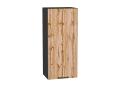 Шкаф верхний Флэт 400Н Wotan Oak 2S / Graphite