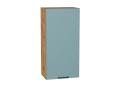 Шкаф верхний Флэт 450Н Grey-green In 2S / Дуб Вотан
