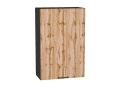 Шкаф верхний Флэт 600МН Wotan Oak 2S / Graphite