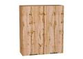Шкаф верхний Флэт 800Н Wotan Oak 2S / Дуб Вотан