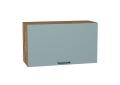 Шкаф верхний горизонтальный Флэт 800Н Grey-green In 2S / Дуб Вотан
