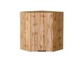 Шкаф верхний угловой Флэт 590 Wotan Oak 2S / Дуб Вотан