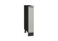 Нижняя бутылочница Флэт 150 Light Grey In 2S / Graphite