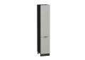 Шкаф пенал Флэт 400 (для верхних шкафов 720) Light Grey In 2S / Graphite