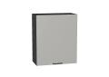 Шкаф верхний Флэт 600М Light Grey In 2S / Graphite