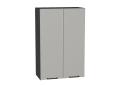 Шкаф верхний Флэт 600Н Light Grey In 2S / Graphite