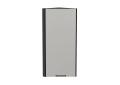 Шкаф верхний торцевой Флэт 300Н Light Grey In 2S / Graphite