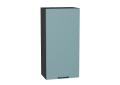 Шкаф верхний Флэт 450Н Grey-green In 2S / Graphite