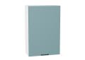 Шкаф верхний Флэт 600МН Grey-green In 2S / Белый