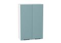 Шкаф верхний Флэт 600Н Grey-green In 2S / Белый