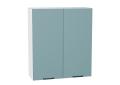 Шкаф верхний Флэт 800Н Grey-green In 2S / Белый