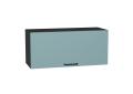 Шкаф верхний горизонтальный Флэт 800 Grey-green In 2S / Graphite