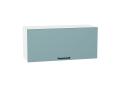 Шкаф верхний горизонтальный Флэт 800 Grey-green In 2S / Белый