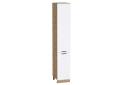 Шкаф пенал Фрейм 400Н (для верхних шкафов 920) White Silk / Дуб Вотан
