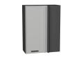 Шкаф верхний прямой угловой Фрейм 700Н Grey Silk / Graphite