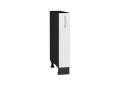Нижняя бутылочница Квадро 150 Белый / Graphite