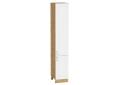 Шкаф пенал Лофт 400Н (для верхних шкафов 920) White Silk / Дуб Вотан