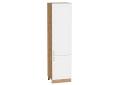 Шкаф пенал Лофт 600Н (для верхних шкафов 920) White Silk / Дуб Вотан