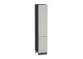 Шкаф пенал Лофт 400 (для верхних шкафов 720) Grey Silk / Graphite