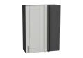 Шкаф верхний прямой угловой Лофт 700Н Grey Silk / Graphite