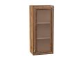 Шкаф верхний со стеклом Шале 400Н Brown Dreamline / Дуб Вотан
