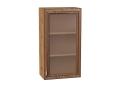 Шкаф верхний со стеклом Шале 500Н Brown Dreamline / Дуб Вотан