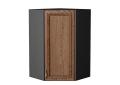 Шкаф верхний угловой Шале 590Н Brown Dreamline / Graphite