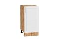 Шкаф нижний Сканди 400 White Softwood / Дуб Вотан