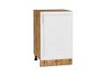 Шкаф нижний Сканди 500 White Softwood / Дуб Вотан