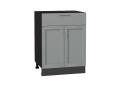 Шкаф нижний с 1 ящиком Сканди 601М Grey Softwood / Graphite